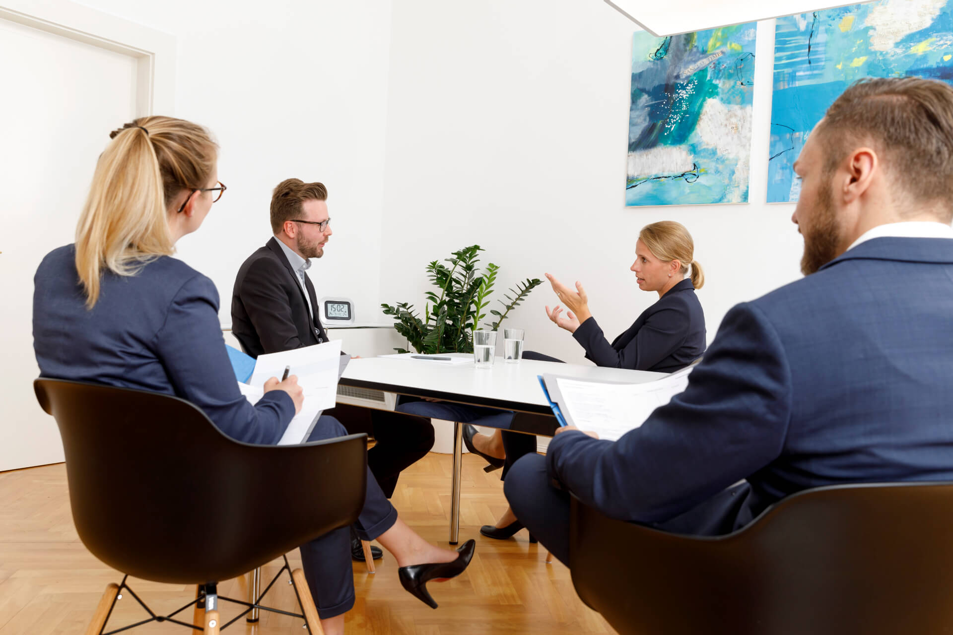 Assessment-Szene - Simulation Führungsgepräch