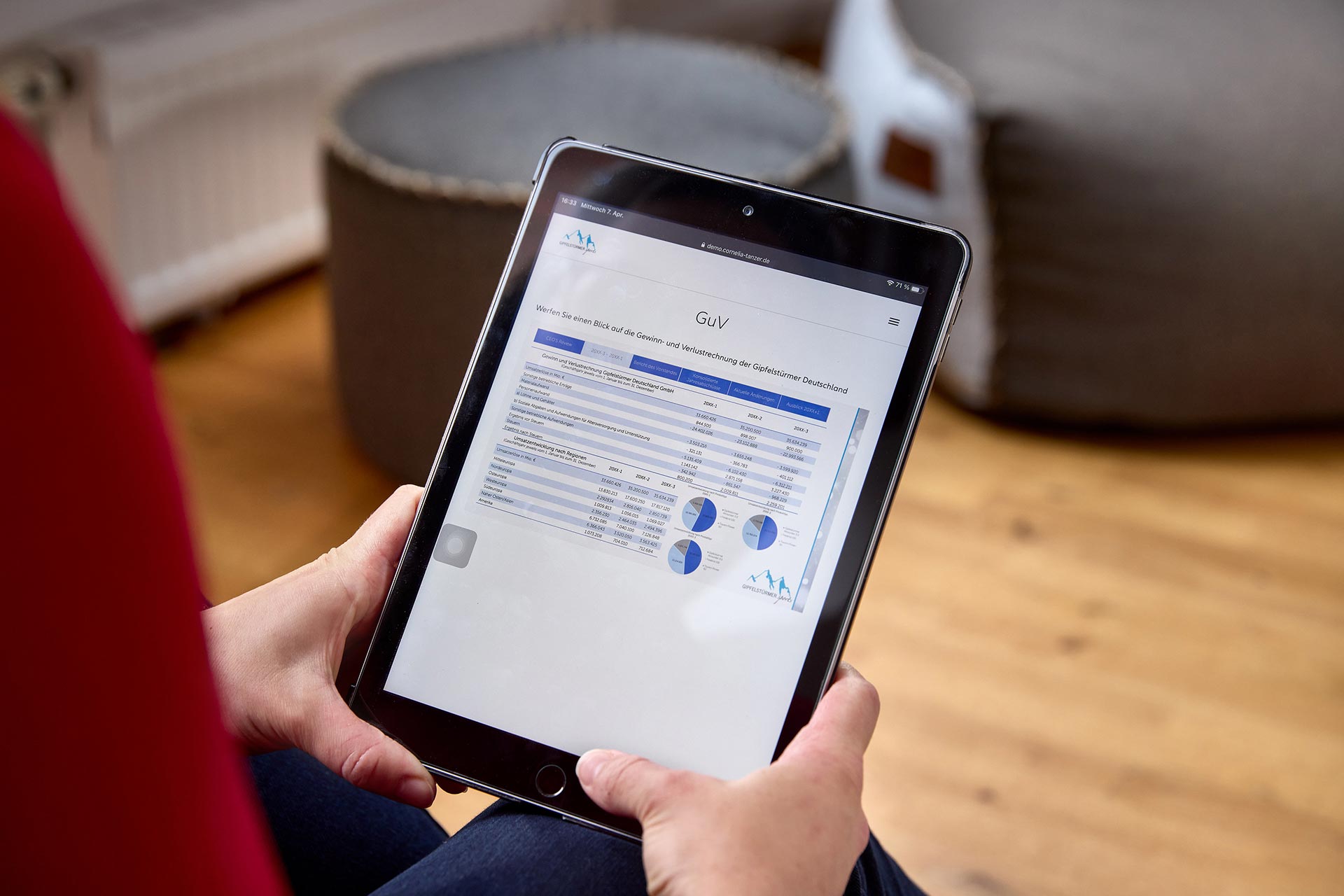Szene Virtuelle Fallstudien - mobile Bearbeitung möglich